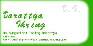 dorottya ihring business card